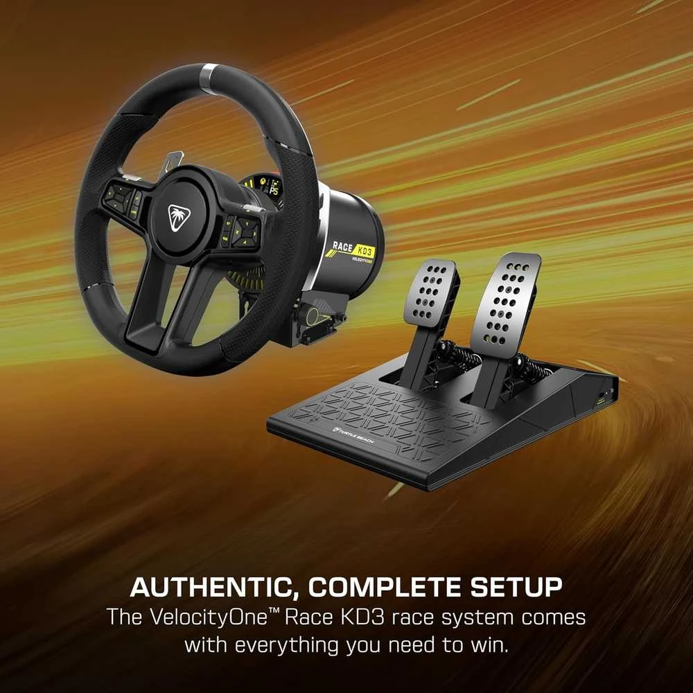 „Turtle Beach VelocityOne KD3 Race Set“ (vairas + pedalai) | „XBOX“ | PC