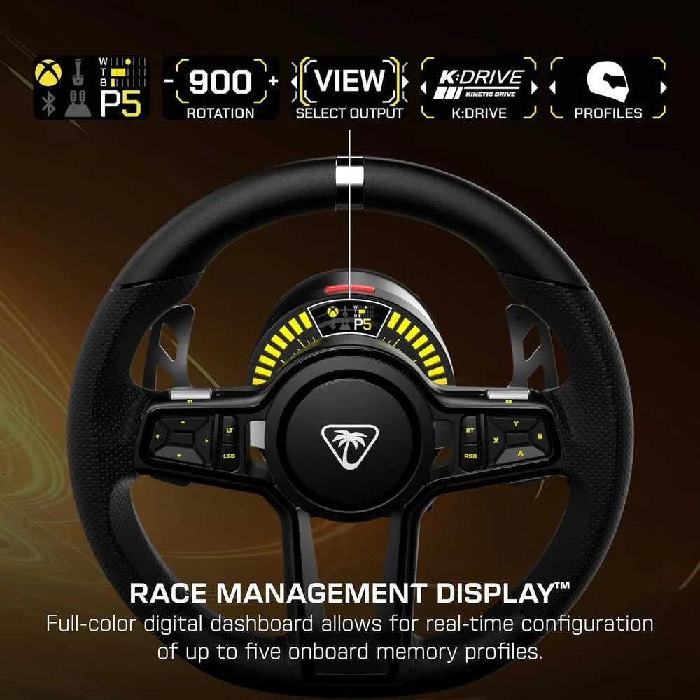 „Turtle Beach VelocityOne KD3 Race Set“ (vairas + pedalai) | „XBOX“ | PC
