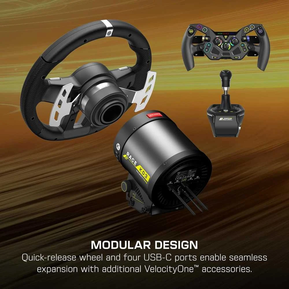 „Turtle Beach VelocityOne KD3 Race Set“ (vairas + pedalai) | „XBOX“ | PC