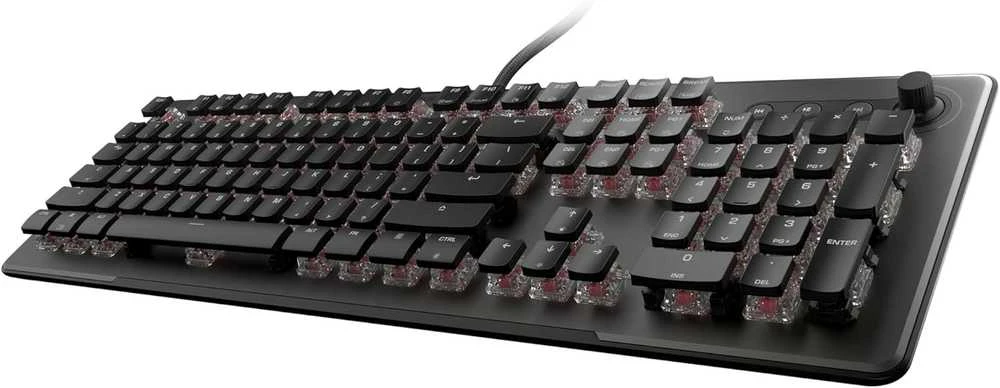 Turtle Beach Vulcan II MAX RGB 100% juoda laidinė mechaninė klaviatūra (Titan II Raudona switch, US)