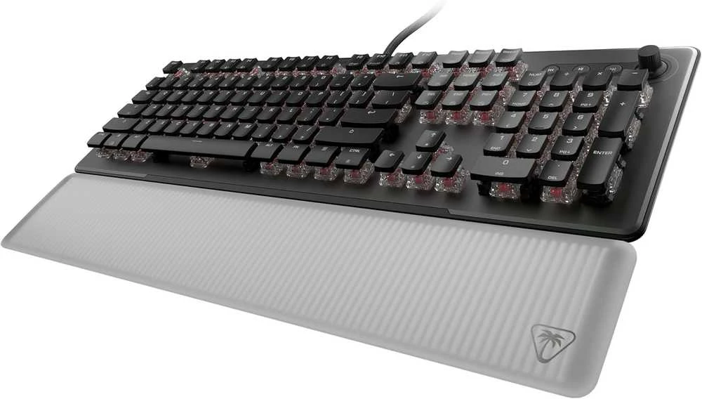 Turtle Beach Vulcan II MAX RGB 100% juoda laidinė mechaninė klaviatūra (Titan II Raudona switch, US)