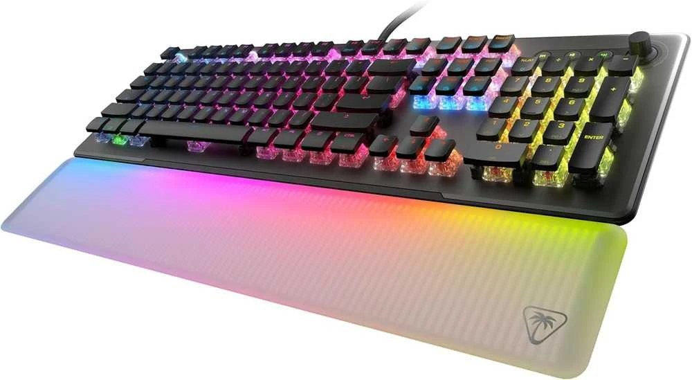 Turtle Beach Vulcan II MAX RGB 100% juoda laidinė mechaninė klaviatūra (Titan II Raudona switch, US)