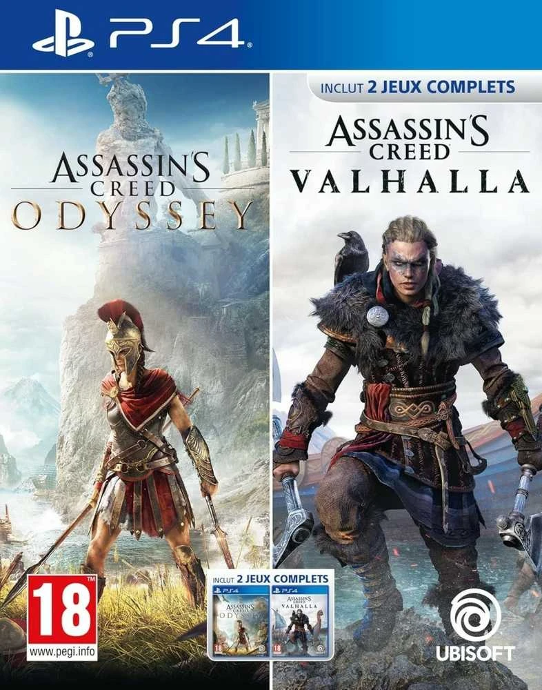 „Ubisoft Assassin's Creed Odyssey“ + „Assassin's Creed Valhalla“ PS4