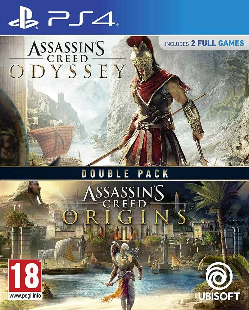 „Ubisoft Assassin's Creed Origins + Odyssey“ dvigubas paketas PS4