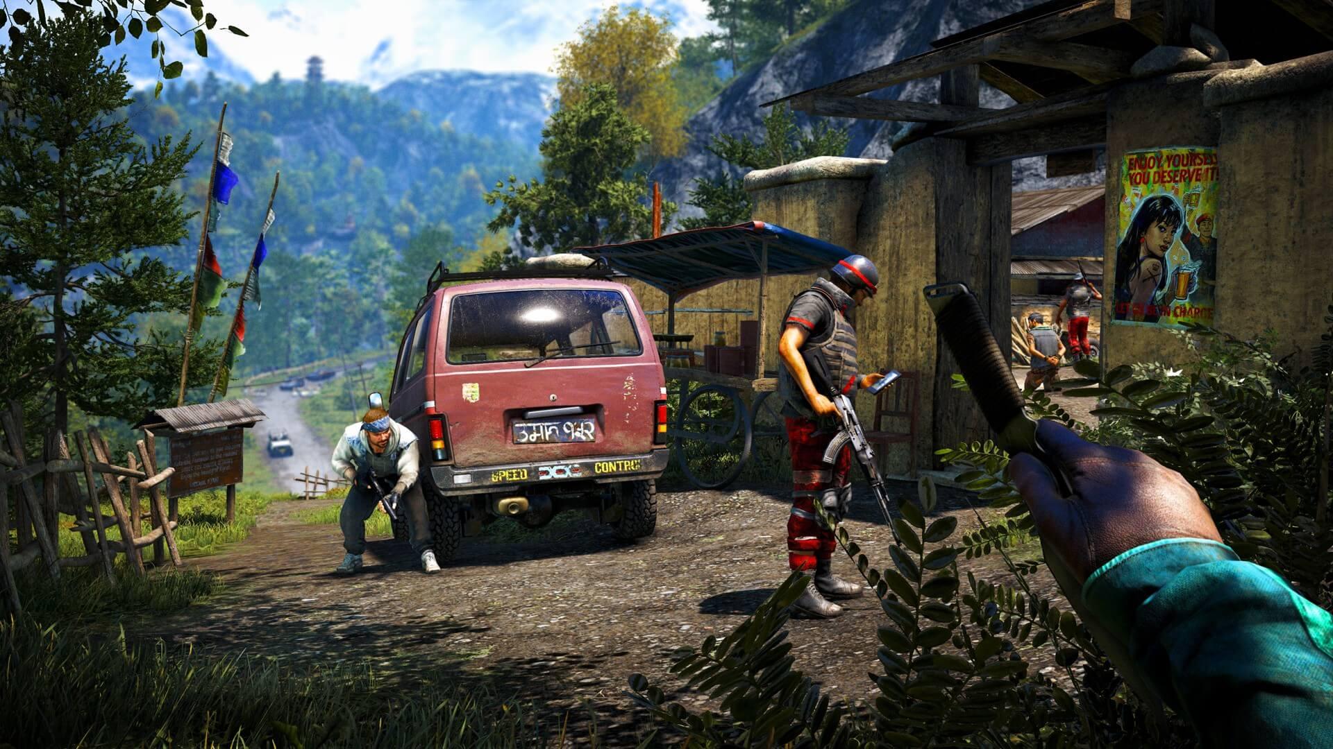 „Ubisoft Far Cry Primal“ ir „Far Cry 4“ dvigubas PS4 rinkinys