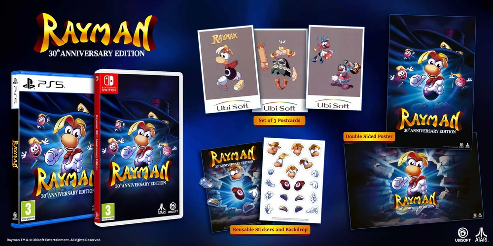 „Ubisoft Rayman“: 30-mečio jubiliejaus leidimas PS5