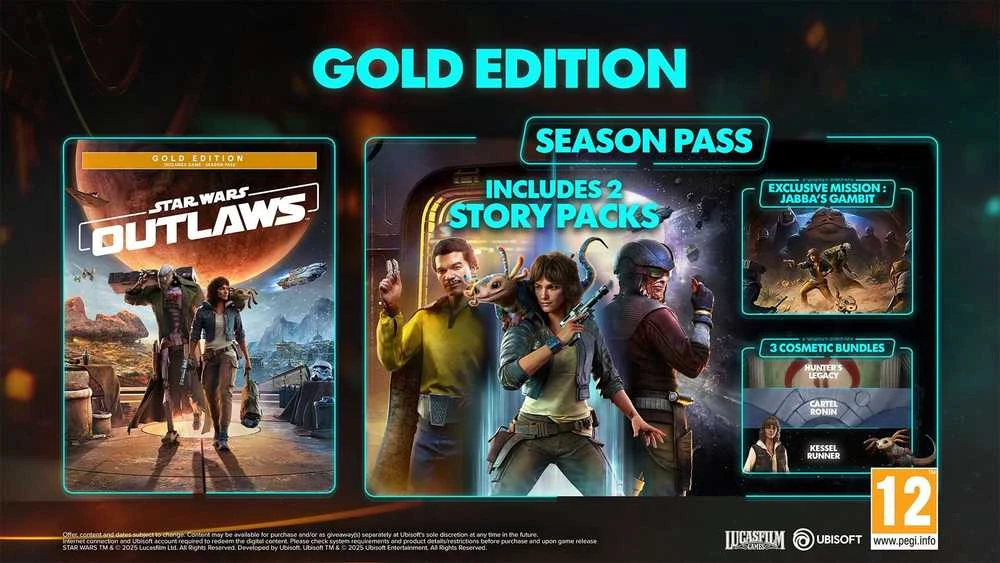 „Ubisoft Star Wars Outlaws Gold Edition“ („Switch 2“)