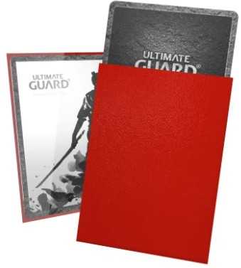 Ultimate Guard Katana Sleeves Standartinis dydis (100) - Raudona