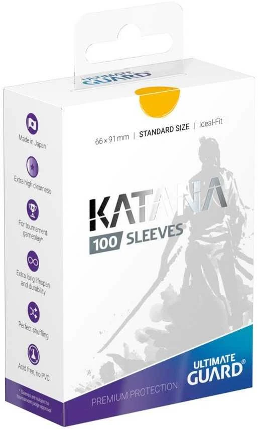 Ultimate Guard Katana Sleeves Standartinis dydis Geltona (100)