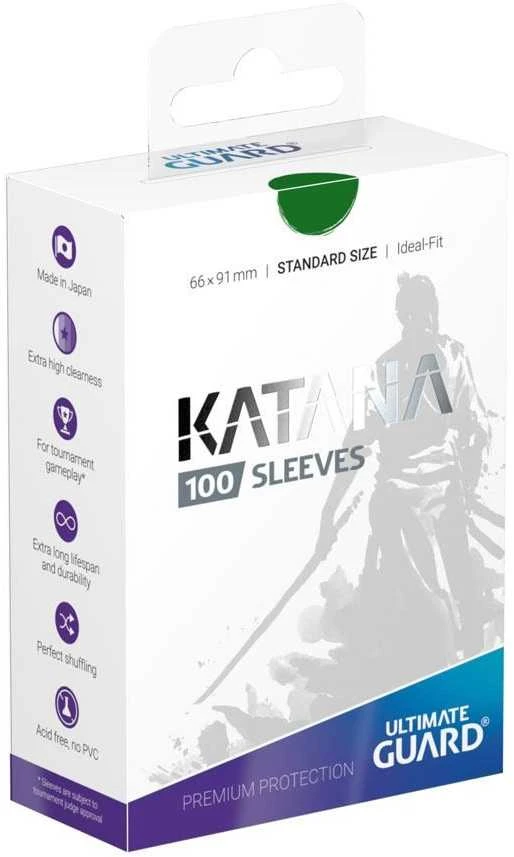 Ultimate Guard Katana Sleeves Žalias (100)
