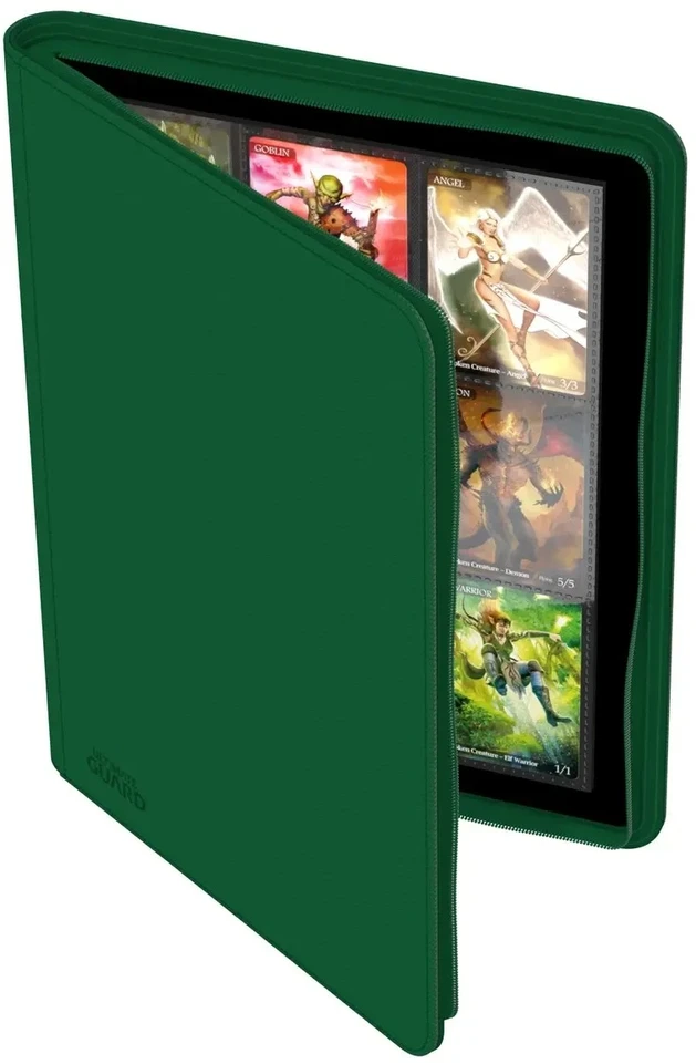 Ultimate Guard Zipfolio 360 18-Pocket Xenoskin - Žalias