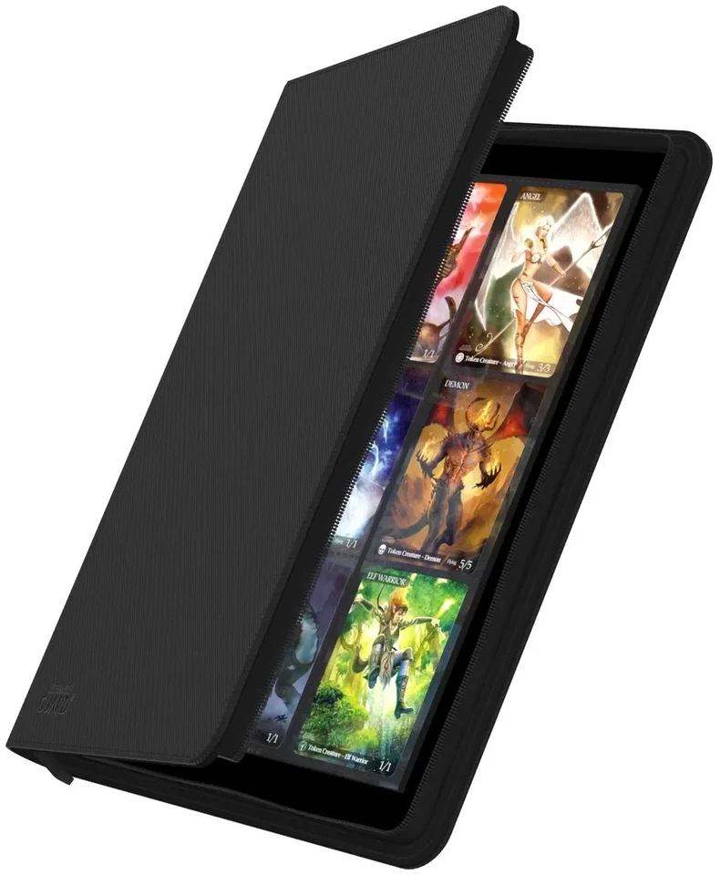 Ultimate Guard Zipfolio 360 18-Pocket Xenoskin - Juodas