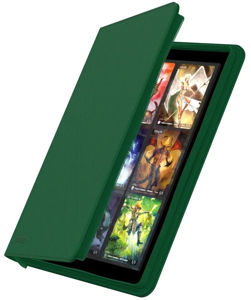 Ultimate Guard Zipfolio 360 18-Pocket Xenoskin - Žalias
