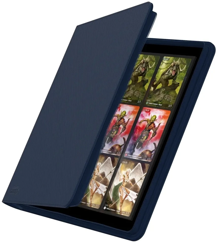 Ultimate Guard Zipfolio 480 24-Pocket Xenoskin - Mėlyna
