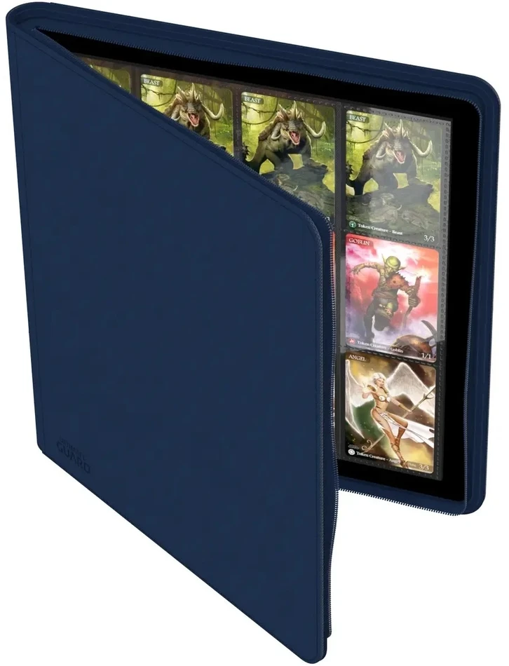 Ultimate Guard Zipfolio 480 24-Pocket Xenoskin - Mėlyna