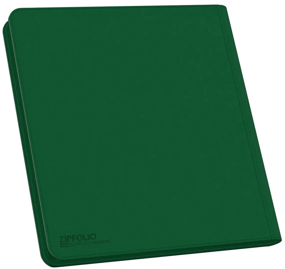 Ultimate Guard Zipfolio 480 24-Pocket Xenoskin - Žalias