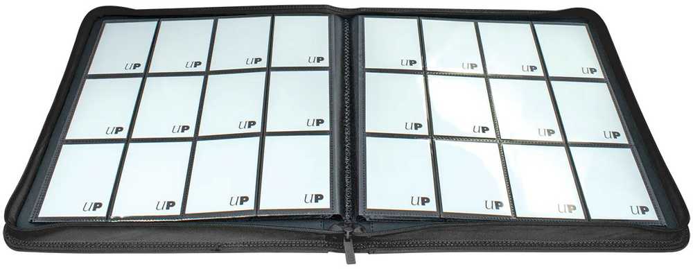 Ultra Pro UP - 12-Pocket Zippered PRO-Binder - Juodas