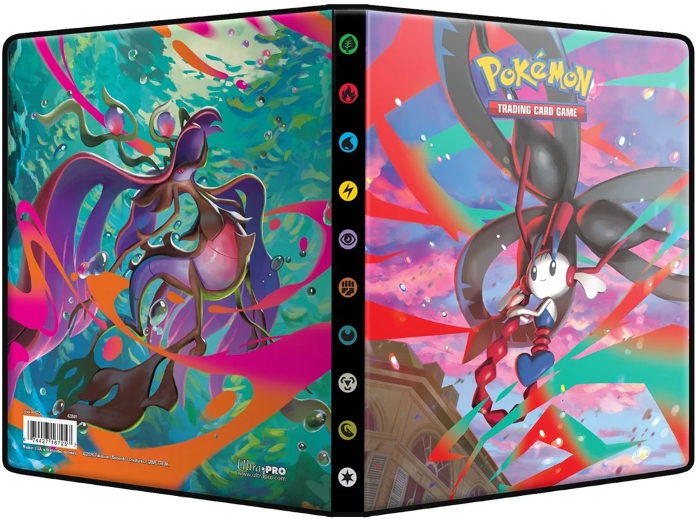 Kolekcionuojamų Kortelių Albumas - Ultra PRO Mega Floette Ir Mega Dragalge 4-Pocket Albumas 80 Kortelėms