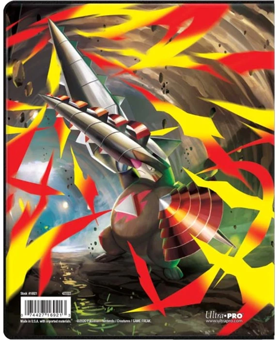 Ultra Pro UP - Mega Evolutions - Pitch Juodas 4-Pocket Portfolio