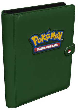 Ultra Pro UP - Premium Žalias Snap Binder for Pokémon