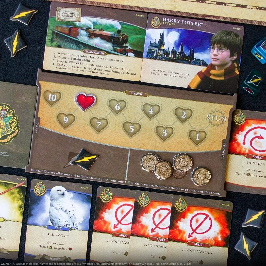 Usaopoly Harry Potter Hogwarts Battle A Cooperative Deck Building Game
