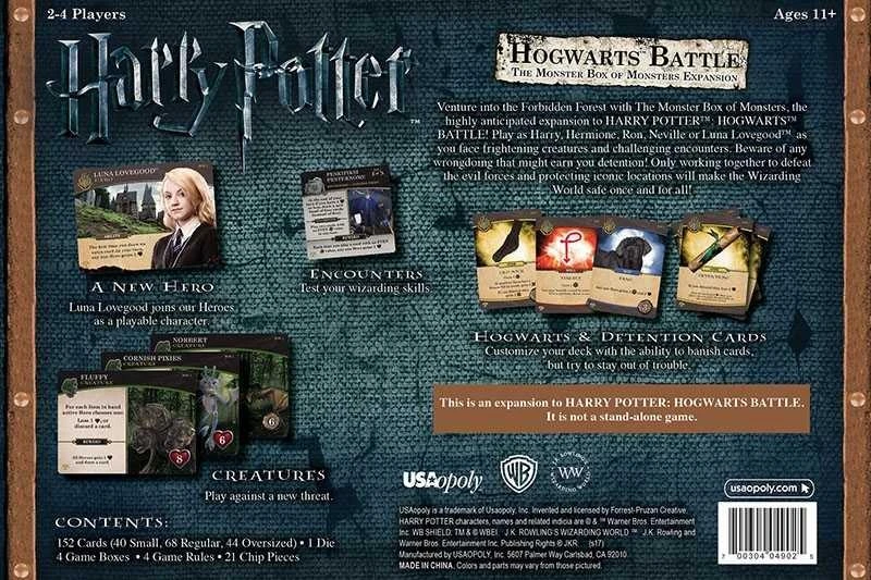 Usaopoly Harry Potter - Hogwarts Battle The Monster Box of Monsters Expansion