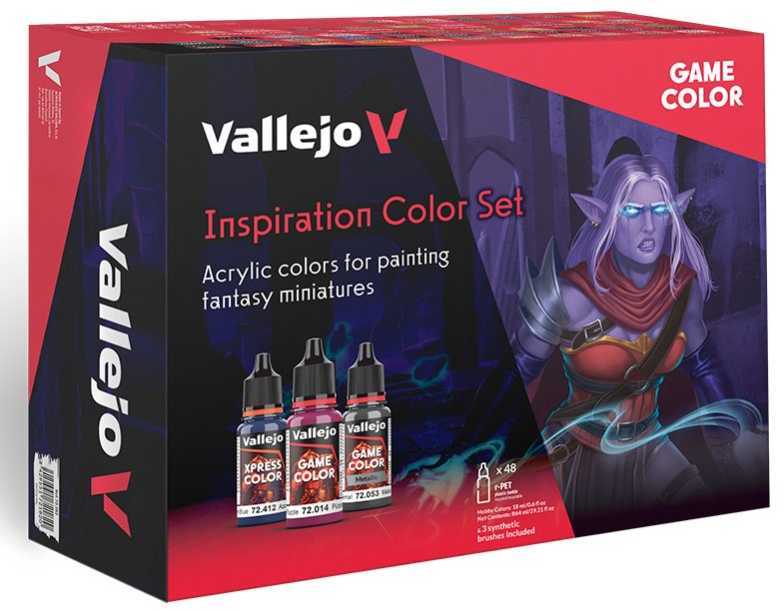 Vallejo - Game Color / 48 colors set - Inspiration Color Set 18 ml