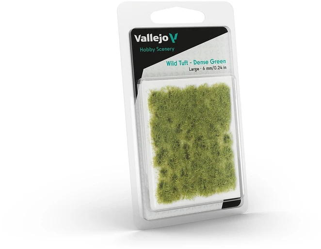 Vallejo - Scenery - Wild Tuft Dense Žalias (6 mm)