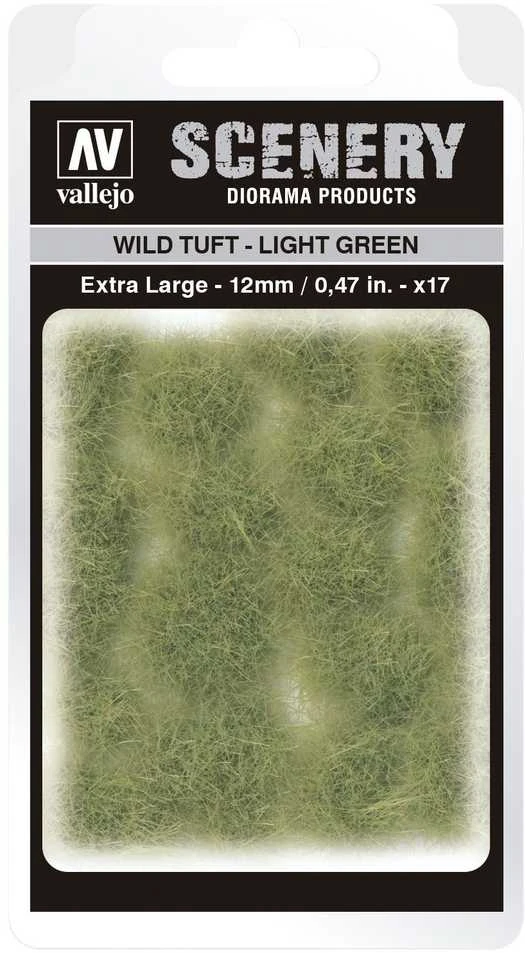 Vallejo – Scenery Wild Tuft Light Žalias (12 mm)