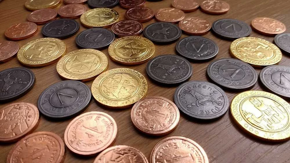 Vesuvius Media Metal Medieval Coins Set (50 vnt.)
