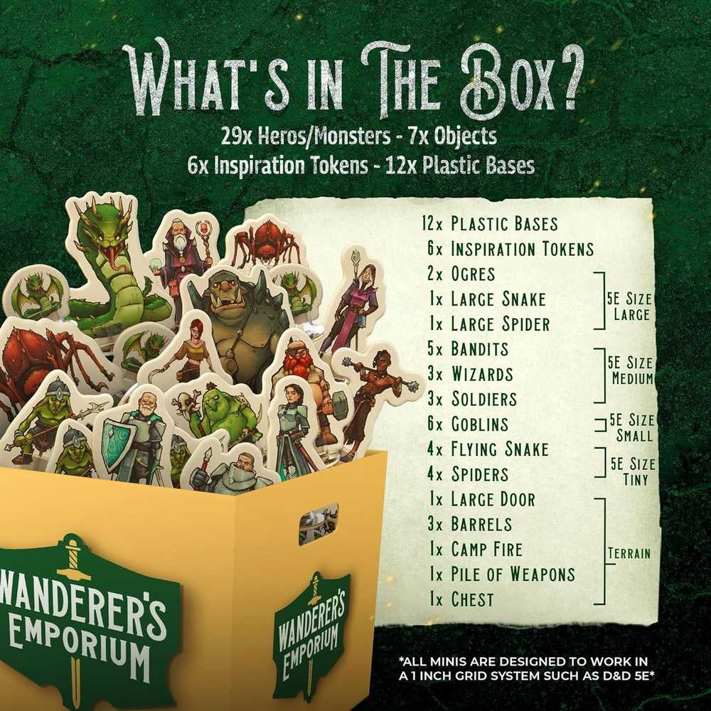 Wanderer's Emporium Minis: Essentials Pack