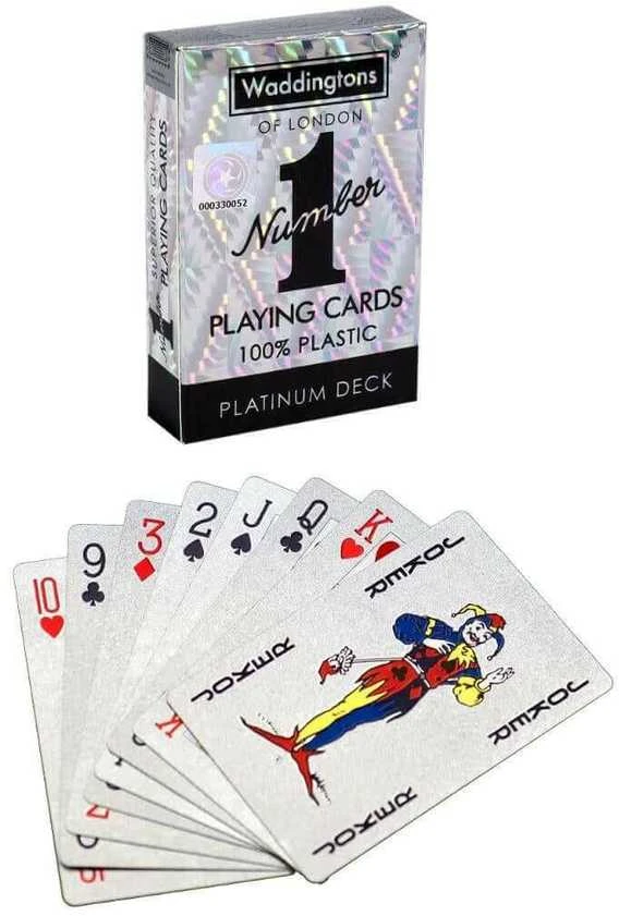 Winning Moves Classic Platinum Waddingtons Number 1 žaidimų kortos