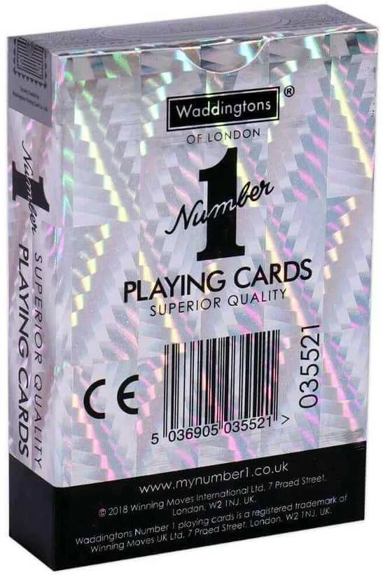 Winning Moves Classic Platinum Waddingtons Number 1 žaidimų kortos