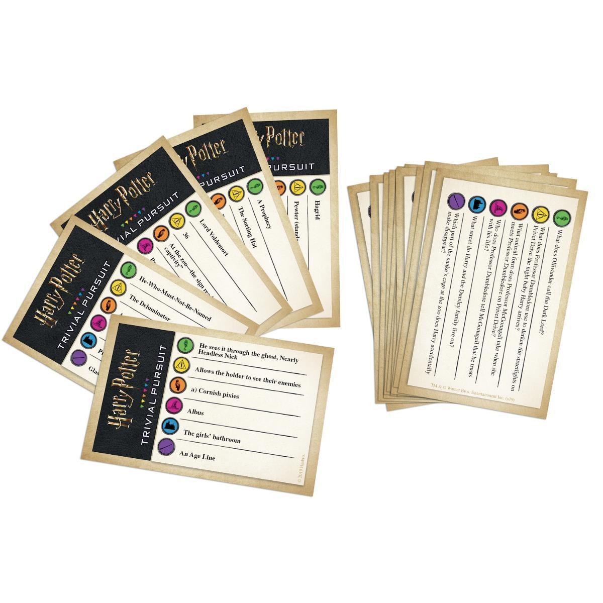 Trivial Pursuit Harry Potter - Gioco Da Tavolo Con 600 Domande Su Libri E Film, Versione Rapida Senza Tabellone
