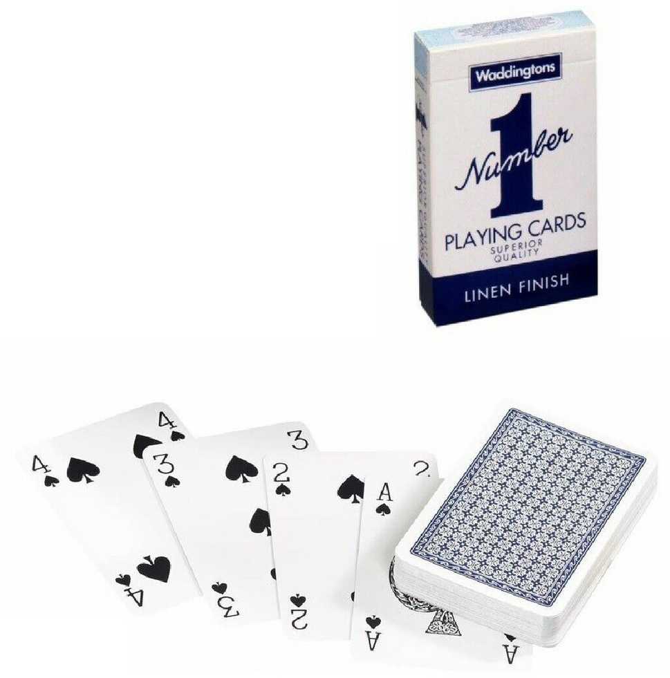 Winning Moves Waddington's Number 1 žaidimų kortos (mėlynos)
