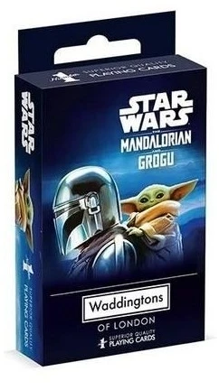 Winning Moves Waddingtons Žaidimų Kortos - Star Wars The Mandalorian & Grogu
