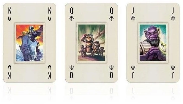 Winning Moves Waddingtons Žaidimų Kortos - Star Wars The Mandalorian & Grogu