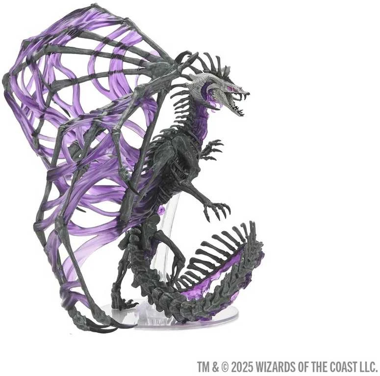 Wizards of the Coast D&D Icons of the Realms: Juodas Dracolich Boxed figūrėlė