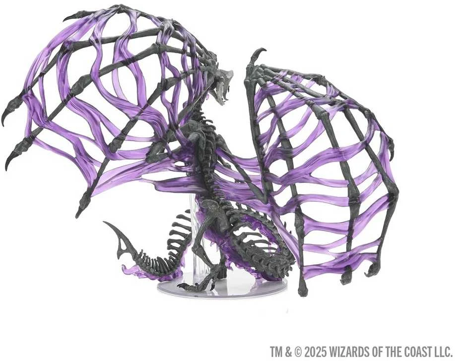 Wizards of the Coast D&D Icons of the Realms: Juodas Dracolich Boxed figūrėlė