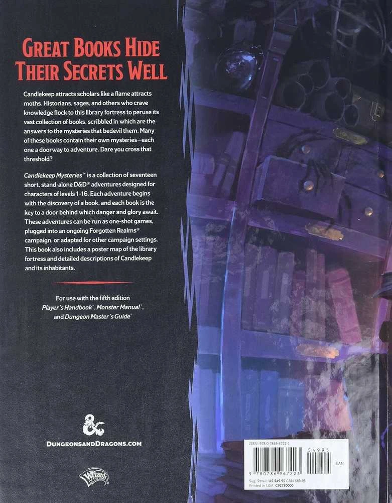 Wizards of the Coast Dungeons & Dragons Candlekeep Mysteries knyga