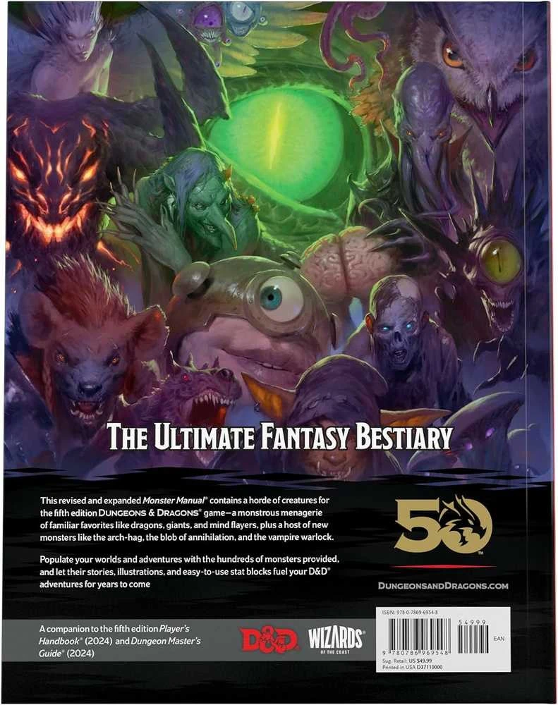 „Wizards of the Coast Dungeons & Dragons“ pabaisų vadovas (2024 m. knyga)