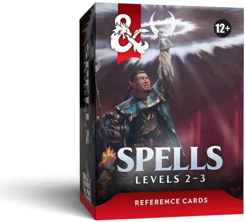 Wizards of the Coast Dungeons & Dragons Reference Cards - Spells (Levels 2-3)