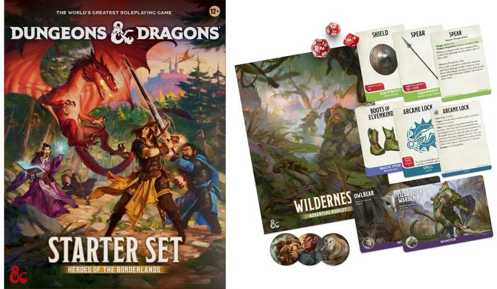„Wizards of the Coast Dungeons & Dragons“: „Heroes of the Borderlands“ pradinis rinkinys