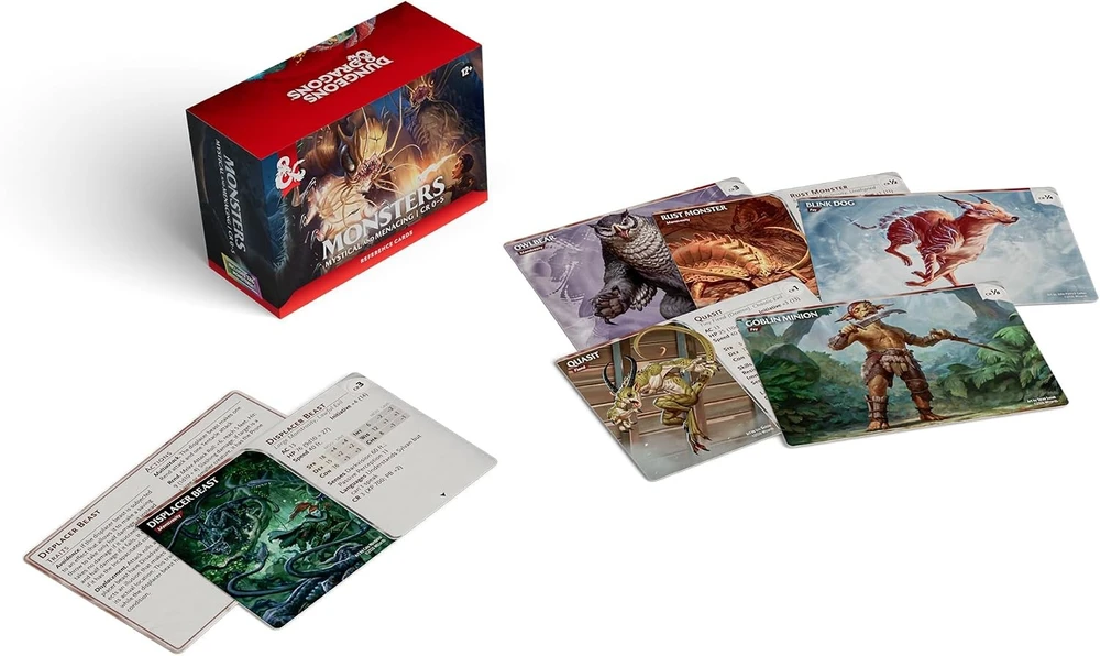 Wizards of the Coast Dungeons & Dragons Reference Cards - Monsters (Mystical and Menacing)