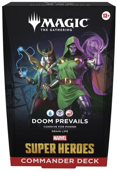 Wizards of the Coast Magic: The Gathering - Marvel Super Heroes Commander Deck - Doom Prevails