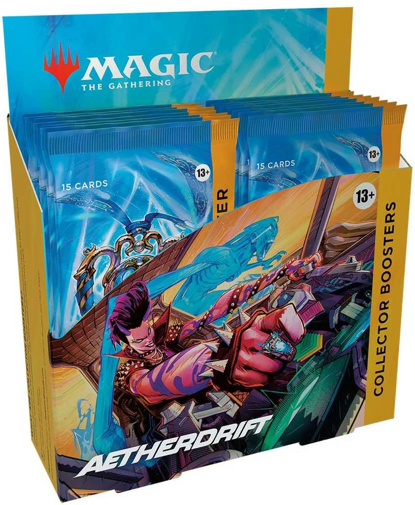 Wizards of the Coast Magic: The Gathering - Aetherdrift Collector's Booster Ekranas (12 Packs)