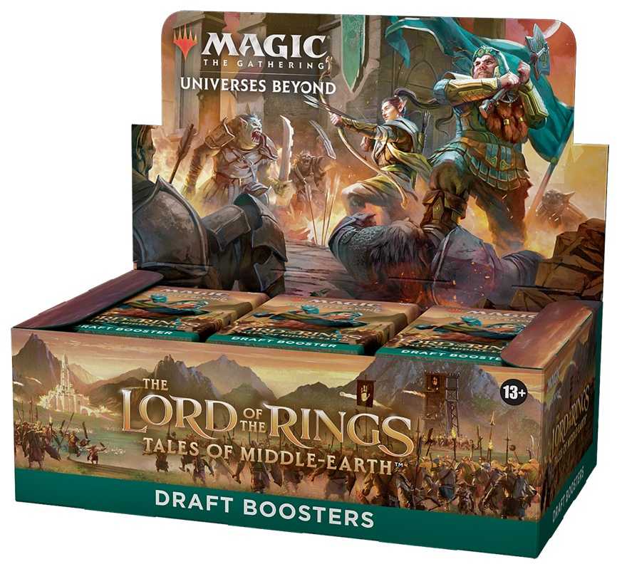 Wizards of the Coast Magic: The Gathering - Lord of the Rings: Tales of Middle-earth Draft Booster Box (36 packs)