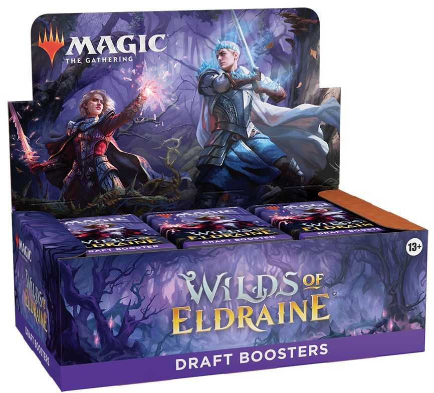 Wizards of the Coast Magic: The Gathering - Wilds of Eldraine Draft Booster Ekranas (36 Packs)