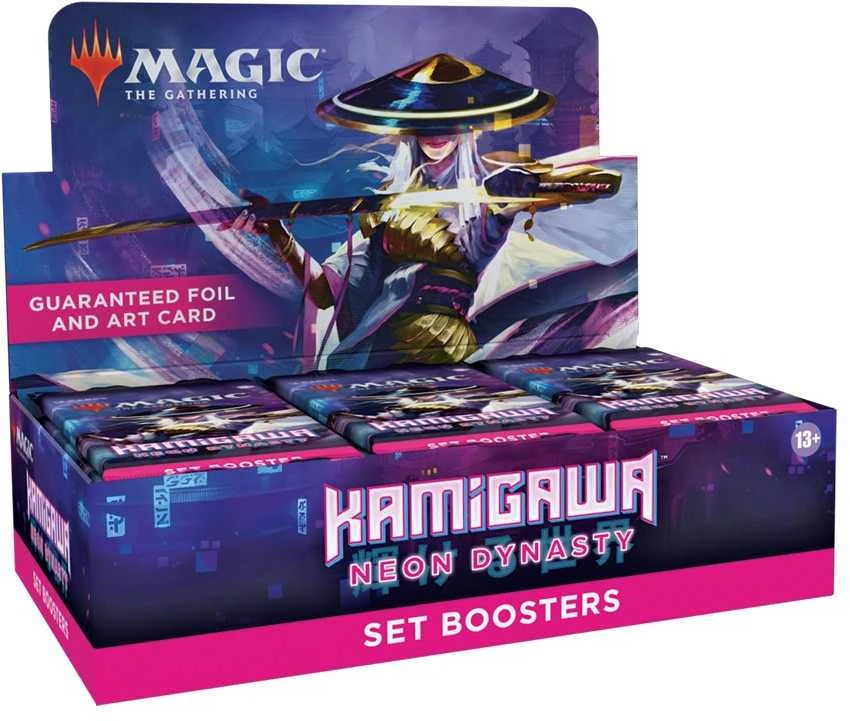 Wizards of the Coast Magic: The Gathering - Kamigawa Neon Dynasty Set Booster Ekranas (30 Packs)