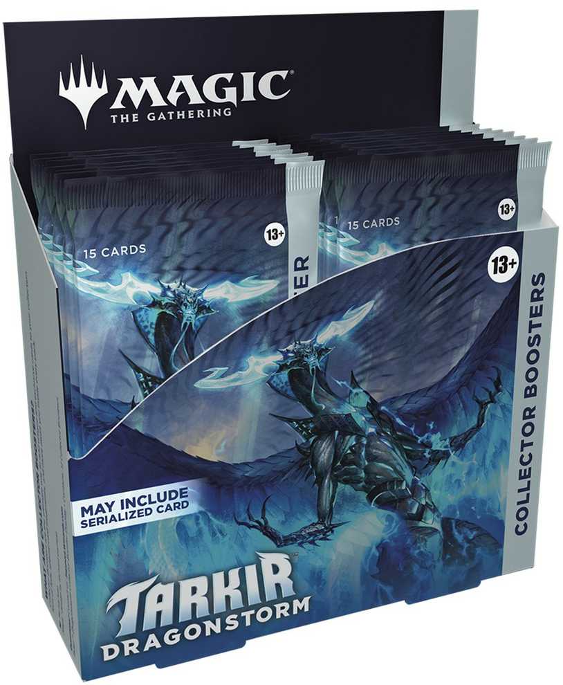 Wizards of the Coast Magic: The Gathering - Tarkir: Dragonstorm Collector's Booster Ekranas (12 Packs)
